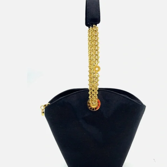 Tiffany & Co. Black and Gold Evening Bag - Picture 11 of 11